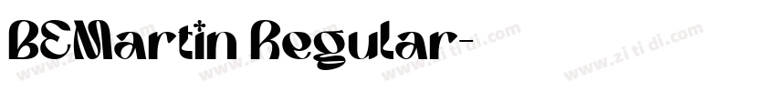 BEMartin Regular字体转换 BEMartin Regular字体转换
